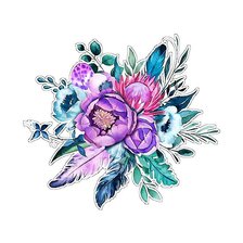 Схема вышивки «цветы»