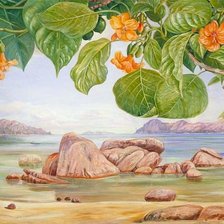 Схема вышивки «Далёкий берег»