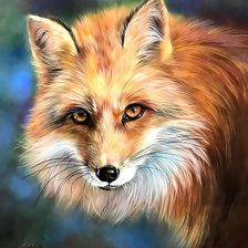 Схема вышивки «Хитрый лис»