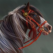 Схема вышивки «Лошадь»