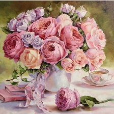 Схема вышивки «Букет»