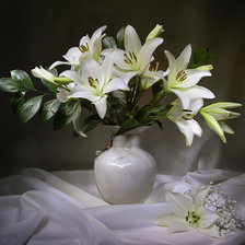 Схема вышивки «лилии»