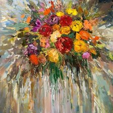 Схема вышивки «БУКЕТ ЦВЕТОВ»