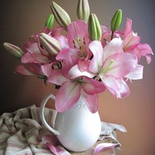 Схема вышивки «лилии»