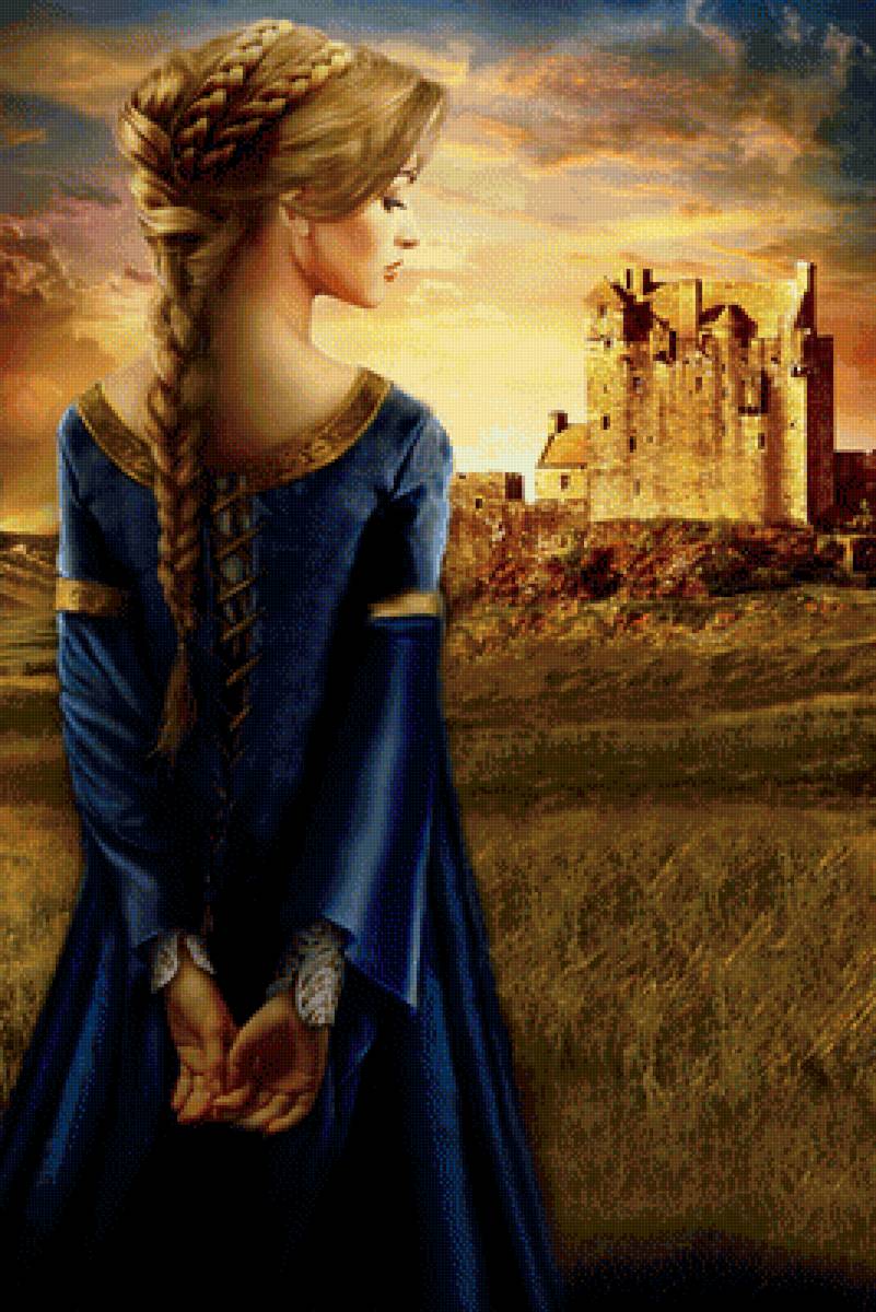 Леди - леди, замок, девушка - предпросмотр