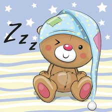 Схема вышивки «мишка»