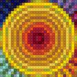 Предпросмотр схемы вышивки «Цветной круг» (№1909758)