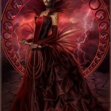 Схема вышивки «7 смертных грехов злоба»