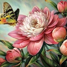 Схема вышивки «Букет»