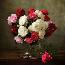 Схема вышивки «розы»