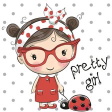 Схема вышивки «девочка»