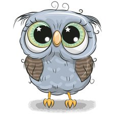 Схема вышивки «сова»