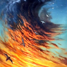 Схема вышивки «заря»