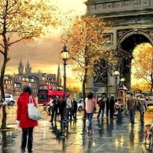 Схема вышивки «Arc de Triomph. Paris.»