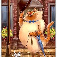 Схема вышивки «Серия "Коты".»