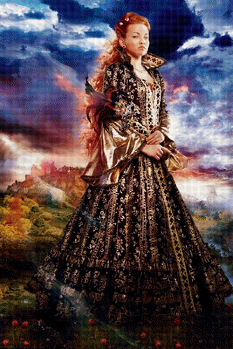 Леди - замок, девушка, леди - предпросмотр