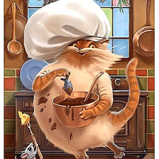 Схема вышивки «Серия "Коты".»