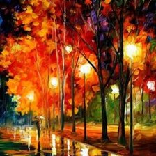 Схема вышивки «Вечер»