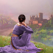 Схема вышивки «Леди»