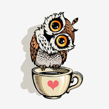 Схема вышивки «совушка»