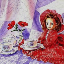 Схема вышивки «акварель»