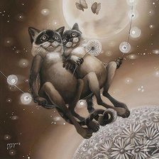 Схема вышивки «Притяжение»