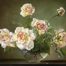 Схема вышивки «розы»