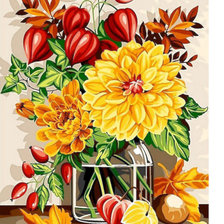 Схема вышивки «Осенний букет»