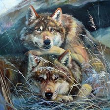 Схема вышивки «wilcza miłość»