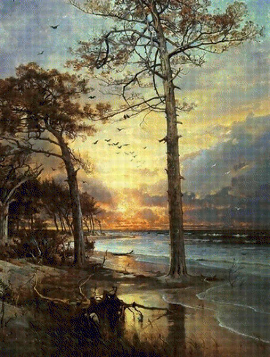 МОРСКОЙ БЕРЕГ - пейзаж, морской берег - предпросмотр