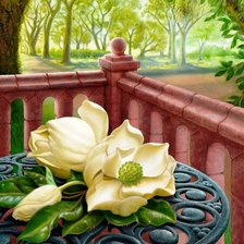 Схема вышивки «Парк»