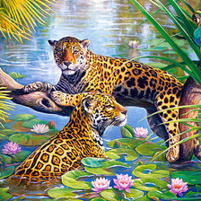 Схема вышивки «Мир животных»