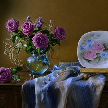 Схема вышивки «Розы»