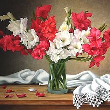 Схема вышивки «цветы»