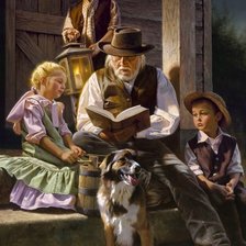 Схема вышивки «Семья»