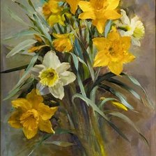 Схема вышивки «żonkile»