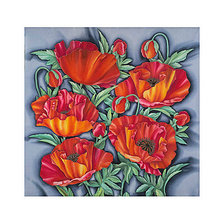 Схема вышивки «Маки»