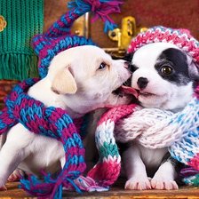 Схема вышивки «Друзья»