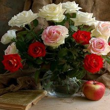 Схема вышивки «розы»