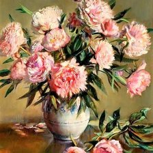 Схема вышивки «ПИОНЫ»