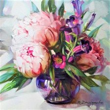 Схема вышивки «БУКЕТ ЦВЕТОВ»