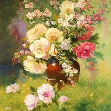 Схема вышивки «БУКЕТ ЦВЕТОВ»