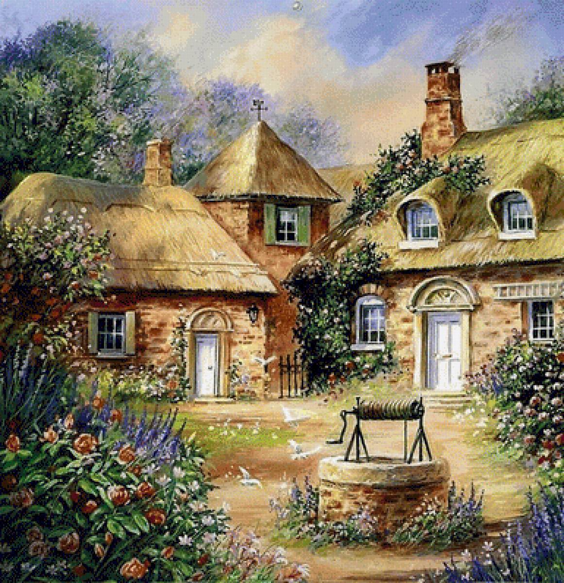 Wishing Well Cottage. - scenarys.birds. - предпросмотр