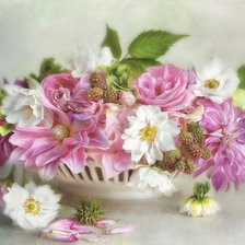 Схема вышивки «Цветы»