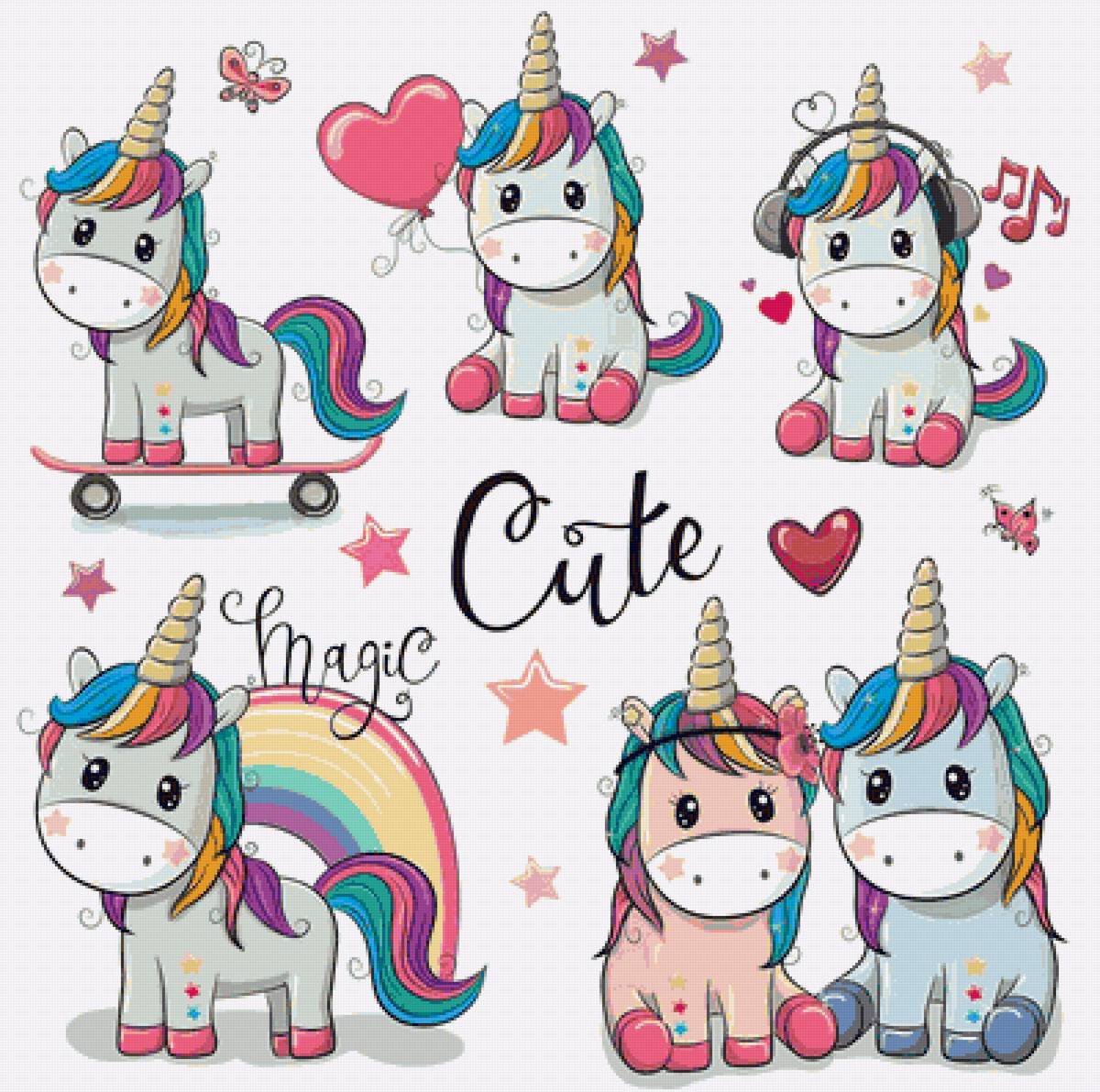 милые единороги - предпросмотр