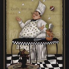 Схема вышивки «ПОВАР-ЖОНГЛЁР»