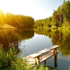 Схема вышивки «Летний пейзаж»