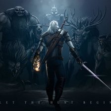 Схема вышивки «Let The Hunt Begin»