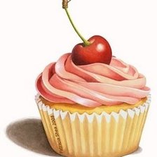 Схема вышивки «ПИРОЖЕНОЕ С ВИШЕНКОЙ»