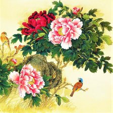 Схема вышивки «Цветы»